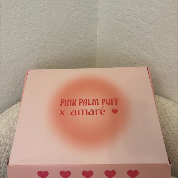 Pink Palm Puff x Amare. NIB. Size Medium - Picture 3 of 4